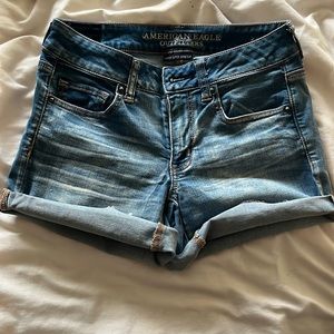 American Eagle Medium Wash Shorts